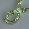 Luminous Handmade Gold Foil Glass Beads Strands FOIL-N029-02A-09-2