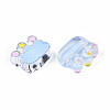 Transparent Acrylic Beads ACRC-S039-08A-3