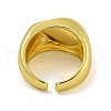 Brass Cuff Rings for Women RJEW-E294-03G-02-3