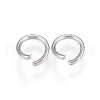 1000Pcs 304 Stainless Steel Jump Rings STAS-TAG0001-11-2