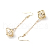 Shell Pearl Dangle Earrings EJEW-TA00625-4