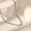 Stylish Stainless Steel Can Tab Chain Necklaces VU2400-2-1