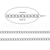 Tarnish Resistant 304 Stainless Steel Curb Chains CHS-F003-17P-C-2