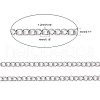 304 Stainless Steel Curb Chains CHS-F003-17P-C-2