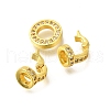 Rack Plating Ring Brass Micro Pave Cubic Zirconia Fold Over Clasps KK-F883-19G-01-2