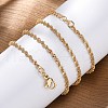 Brass Singapore Chains Necklace for Women NJEW-P265-27G-4