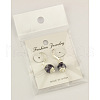 Fashion Gemstone Earrings EJEW-JE00593-2