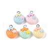 Opaque Resin Pendants MACR-P043-N04-1