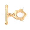 Rack Plating Eco-Friendly Brass Toggle Clasps KK-S403-14G-1
