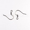 Brass French Earring Hooks X-KK-Q366-B-NF-2