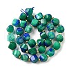 Natural Quartz Dyed Beads Strands G-U023-A02-03-3