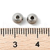 Tarnish Resistant Round 201 Stainless Steel Spacer Beads STAS-E082-15-3