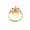 Adjustable Brass Micro Pave Colorful Cubic Zirconia Finger Rings RJEW-S044-166-NF-3