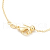 Brass Cable Chain Necklaces Making MAK-H102-01G-2