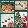 SUNNYCLUE 1Set Christmas Plastic Pendants DIY-SC0026-46A-5