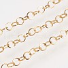 Ion Plating(IP) Handmade 304 Stainless Steel Rolo Chains STAS-P200-31G-1
