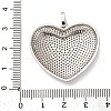 Brass Micro Pave Clear Cubic Zirconia Pendants KK-U076-22P-3