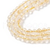 Natural Citrine Beads Strands G-L622-C05-3mm-A-4