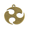 Tibetan Style Alloy Steampunk Pendants TIBEP-Q041-051AB-NR-1