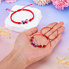 Adjustable Nylon Braided Bead Bracelets BJEW-TA00486-4