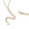 304 Stainless Steel Triangle Mesh Toe Ring Anklets for Women AJEW-AN00665-5