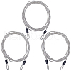 304 Stainless Steel Cable with TPU Sheathed AJEW-WH20006-36A-P-1