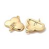 Brass Micro Pave Cubic Zirconia Pendants KK-P250-12G-2