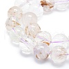 Natural Rutilated Quartz Beads Strands G-K245-A04-05-3