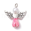 Angel Resin & Acrylic Pendants PALLOY-JF02566-09S-1