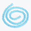 Glass Beads Strands EGLA-A034-T4mm-D08-2