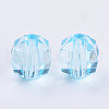 Transparent Acrylic Beads TACR-Q256-6mm-V38-2