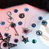 AHADERMAKER 60Pcs 15 Colors Glass Cabochons GGLA-GA0001-36-5