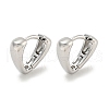 Brass Hoop Earrings EJEW-L211-010M-P-1