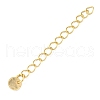 Brass Ends with Chain KK-D378-09G-02-2