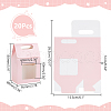 Paper Gift Storage Boxes with Visible Window CON-WH0110-003A-02-2
