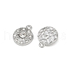 Alloy Rhinestone Pendants PALLOY-P311-03P-2