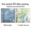 Waterproof PVC Colored Laser Stained Window Film Adhesive Stickers DIY-WH0256-068-8