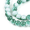 Transparent Baking Painted Glass Beads Strands DGLA-N009-10mm-06-4