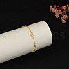 Brass Snowflake Link Bracelets FY7491-1-2