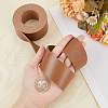 2M PVC Double Face Imitation Leather Ribbons SRIB-WH0011-127C-04-3