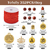 DIY Mala Bead Bracelet Making Kit DIY-TA0004-17-4