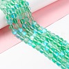 Synthetic Moonstone Beads Strands G-E573-01B-17-1