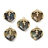 Natural Labradorite Faceted Pendants G-K347-09G-05-1