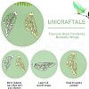 Unicraftale 8Pcs 2 Colors Stainless Steel Pendants STAS-UN0034-95-4