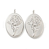 Non-Tarnish 304 Stainless Steel Pendants STAS-L278-043P-1