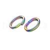 Ion Plating(IP) 304 Stainless Steel Open Jump Rings STAS-F221-40MC-G-2