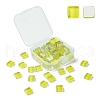 60Pcs Transparent Glass Cabochons GLAA-YW0003-65-02-1