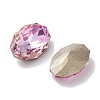 Glass Rhinestone Cabochons RGLA-G020-02B-D123-3