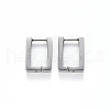 Tarnish Resistant 304 Stainless Steel Huggie Hoop Earrings STAS-S103-22P-1