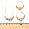 Brass Hollow Round Jewelry Set SJEW-F224-01M-3